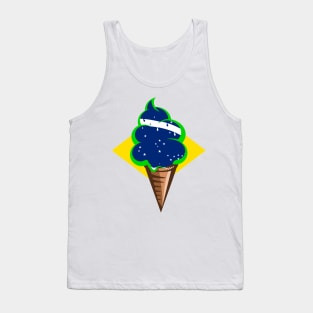 Brazilian flag ice cream Tank Top